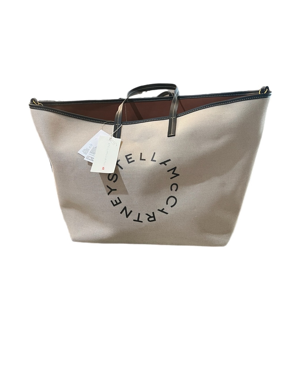 H&M x Stella McCartney Collection
Beige Canvas Tote Bag NWT!